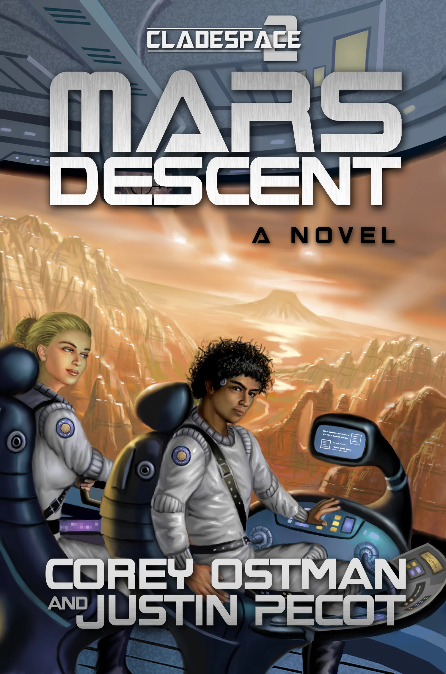 Book cover for Mars Descent by Corey Ostman